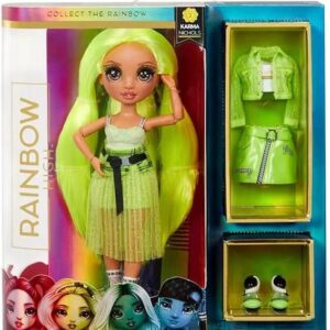 Karma Nichols Rainbow High muñeca de moda con doble ropa