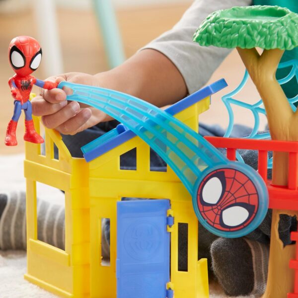 Marvel Spidey casa del árbol con parque. Con figura 10cm - Imagen 15