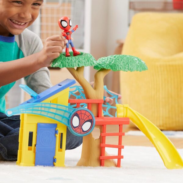 Marvel Spidey casa del árbol con parque. Con figura 10cm - Imagen 7