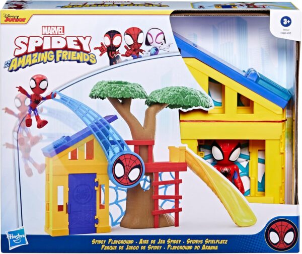 Marvel Spidey casa del árbol con parque. Con figura 10cm - Imagen 10