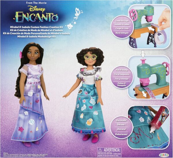 Mirabel e Isabela con juego set de moda personalizada Disney Encanto - Imagen 8