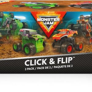 Monster Truck x2 Click and flip Grave Digger y Toro Loco