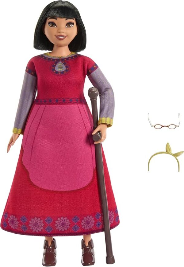 Muñeca Dalhia de Rosas película Wish figura con ropa y accesorios - Imagen 7