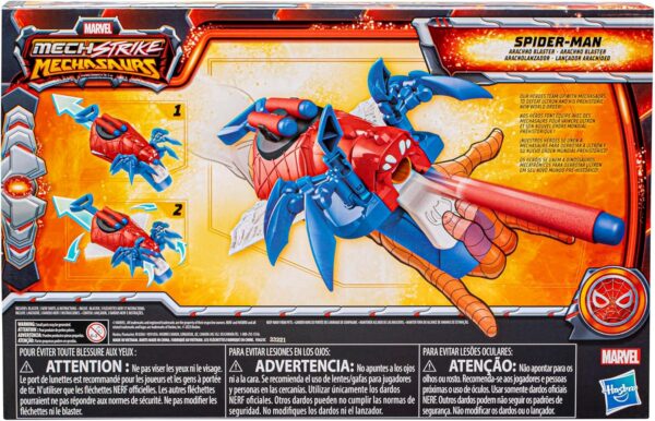 Nerf Aracnoblaster Spiderman con 3 dardos lanzadores - Imagen 11