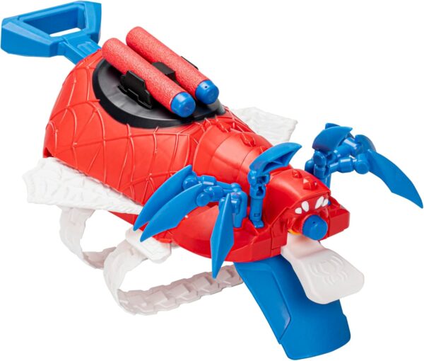 Nerf Aracnoblaster Spiderman con 3 dardos lanzadores - Imagen 4