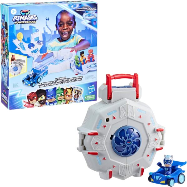 PJ MASK cuartel general portátil con Catboy y vehículo - Imagen 11