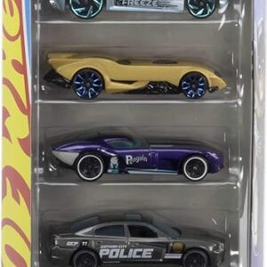 Paquete x5 carros de Batman Hot Wheels