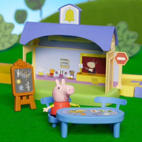 Peppa Pig pista de ciudad con sonidos. Casa, carro, parque, escuela - Imagen 6