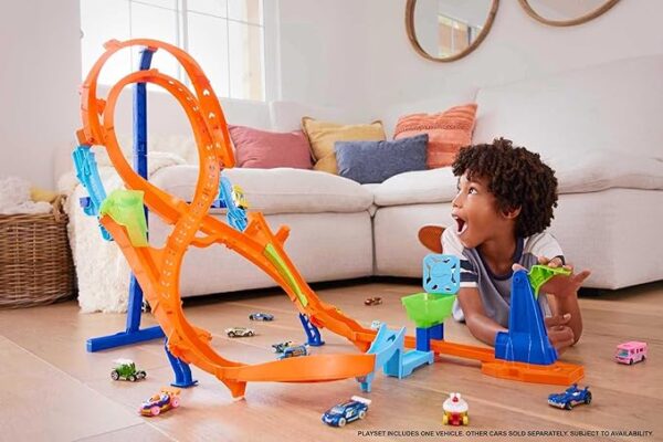 Pista Salto vertical 8 en 1 de Hot Wheels - Imagen 2