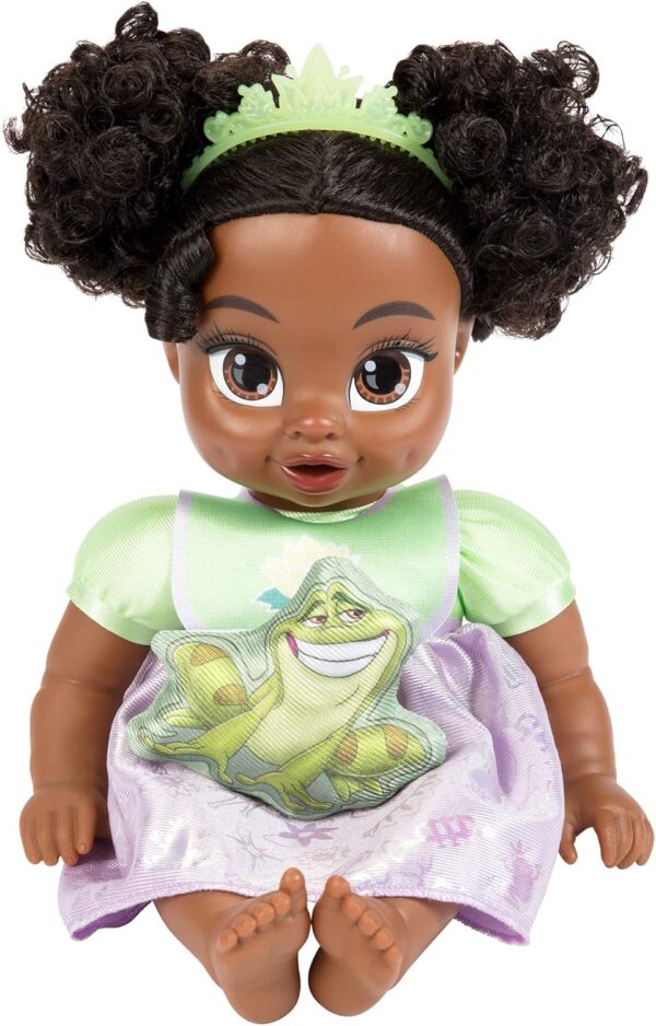 Princesa Tiana bebé con cargador portabebé y accesorios - Imagen 4