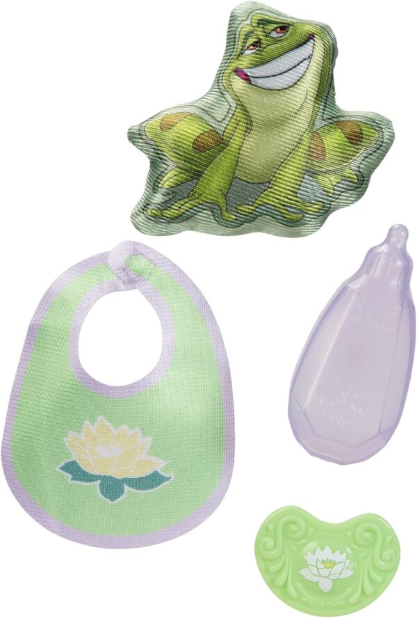 Princesa Tiana bebé con cargador portabebé y accesorios - Imagen 5