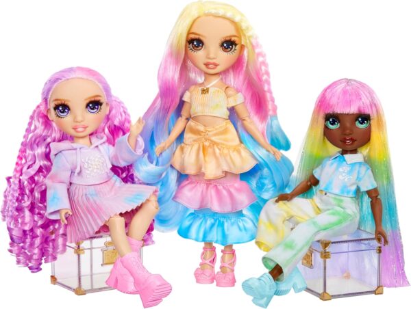 Rainbow high muñeca de moda Acuarela y crea con pintura lavable para repetir - Imagen 8