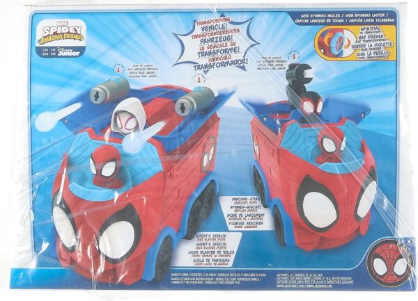 Spidey y sus amigos Marvel vehículo transformador Hauler 3 en 1 - Imagen 4