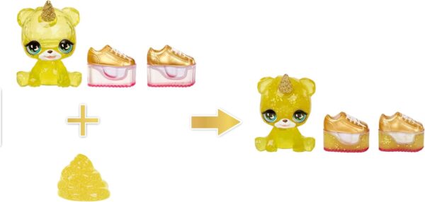 Sunny Rainbow High muñeca de moda amarillo con kit de slime y mascota - Imagen 2