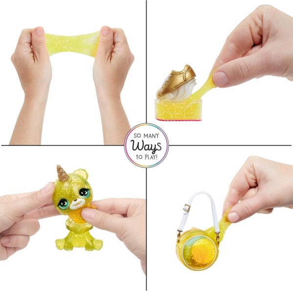 Sunny Rainbow High muñeca de moda amarillo con kit de slime y mascota - Imagen 5