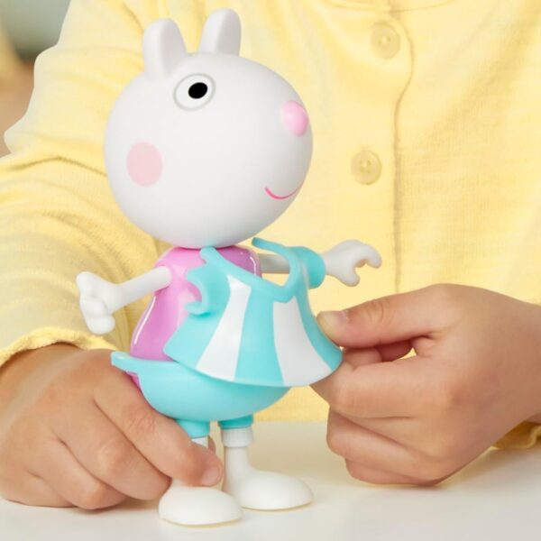Suzy muñeca Peppa Pig de 15cm con 2 cambios de ropa y zapatos - Imagen 3