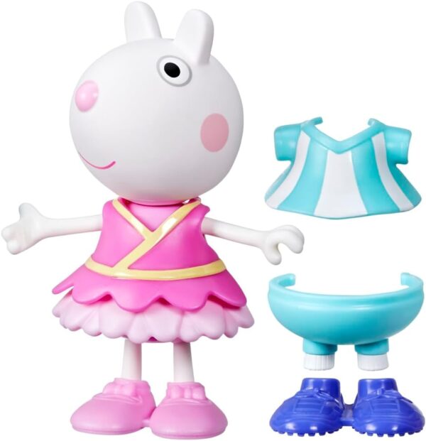 Suzy muñeca Peppa Pig de 15cm con 2 cambios de ropa y zapatos - Imagen 4
