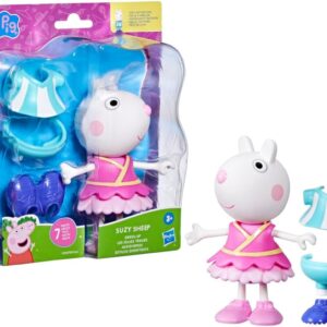 Suzy muñeca Peppa Pig de 15cm con 2 cambios de ropa y zapatos