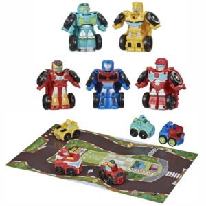 Transformers x5 figuras 2 en 1 Robot y camión