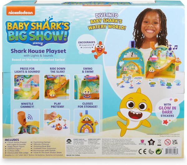 Baby Shark playset con luces, sonidos, figuras y accesorios - Imagen 7