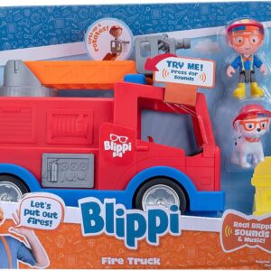 Blippi camión de bomberos con 2 figuras y sonidos