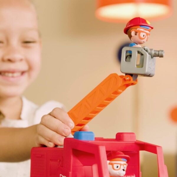 Blippi camión de bomberos con 2 figuras y sonidos - Imagen 3