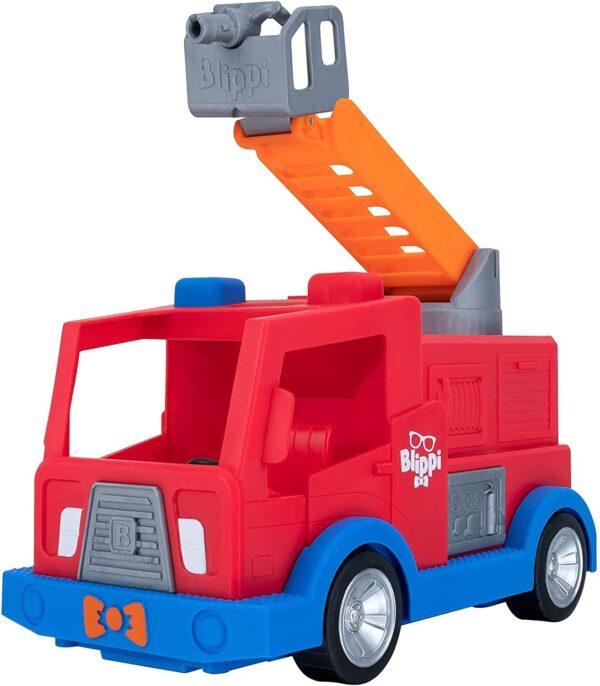 Blippi camión de bomberos con 2 figuras y sonidos - Imagen 4