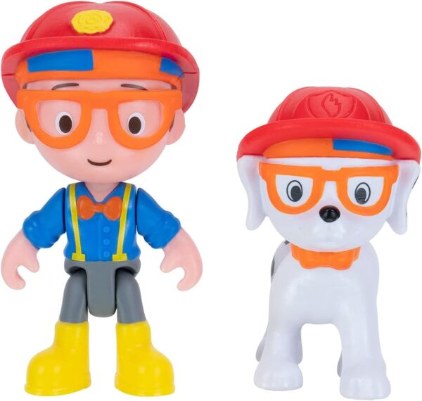 Blippi camión de bomberos con 2 figuras y sonidos - Imagen 7