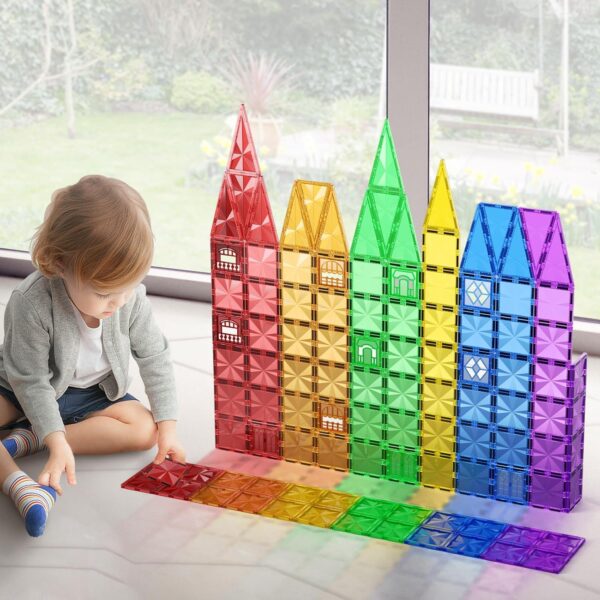 Bloques magnéticos para armar x60 piezas - Imagen 7