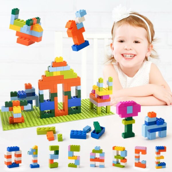 Bloques tipo Lego clásicos x500 piezas de construcción - Imagen 2