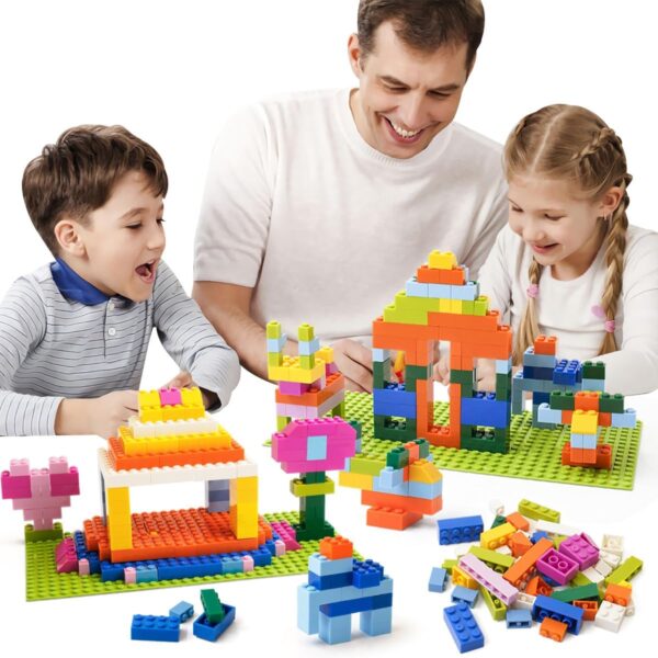 Bloques tipo Lego clásicos x500 piezas de construcción - Imagen 7