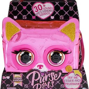 Bolso Purse Pet gatico fucsia parpadea con sonidos
