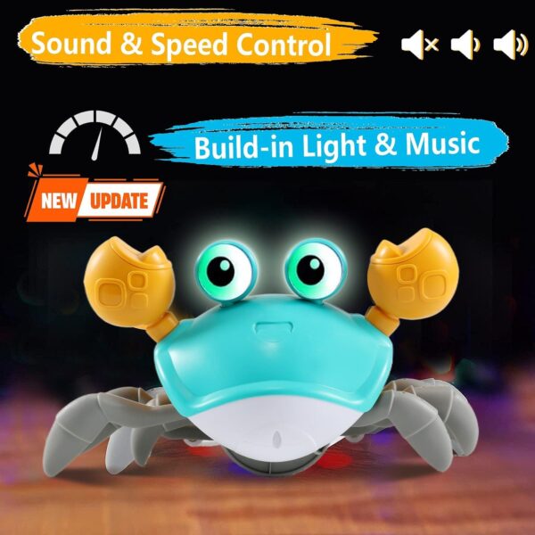 Cangrejo caminante musical de sensor para desarrollo de movimientos - Imagen 9