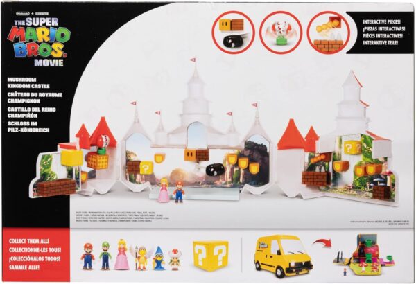 Castillo de Mario Bros portátil con 2 figuras - Imagen 6