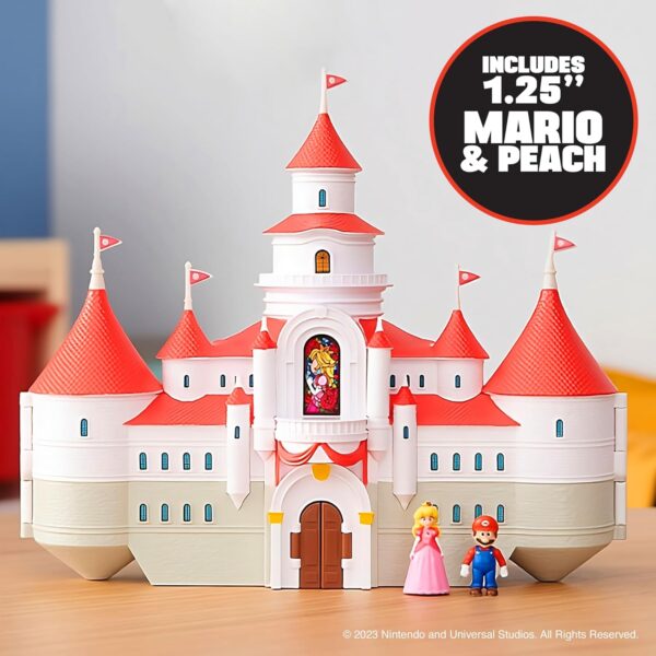 Castillo de Mario Bros portátil con 2 figuras - Imagen 10