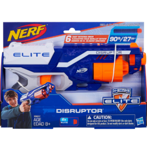 Pistola Nerf Elite N Strike Disruptor con 6 dardos