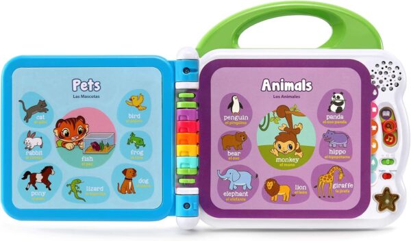 Leapfrog Libro Bilingüe 100 animales Español e inglés - Imagen 3