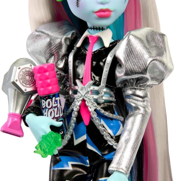 Monster High Frankie Stein Rockstar con instrumento - Imagen 7
