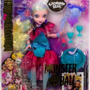 Monster High Lagoona Blue con accesorios de fiesta