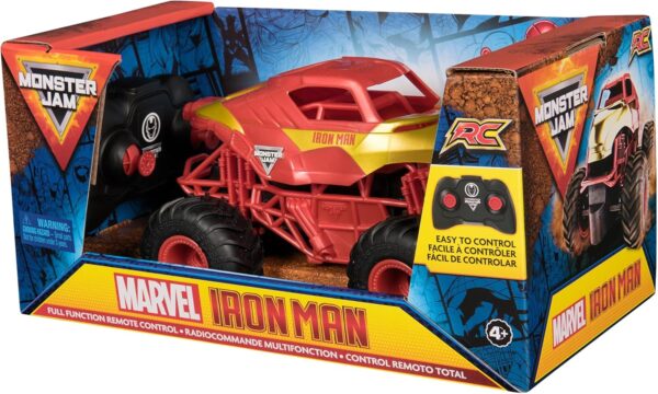 Monster Jam carro Ironman Marvel de 19cm a control remoto - Imagen 7