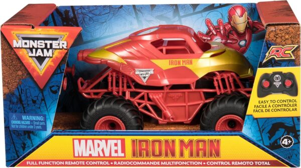 Monster Jam carro Ironman Marvel de 19cm a control remoto - Imagen 8