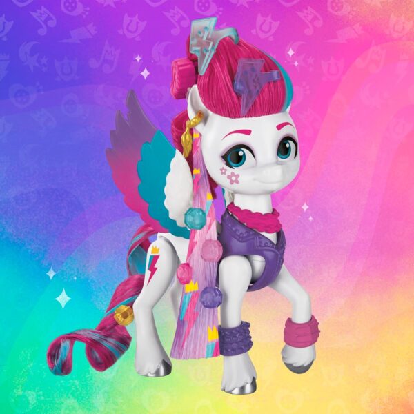 My Little Pony Zipp Storm de 13cm para peinar con 16 piezas - Imagen 7