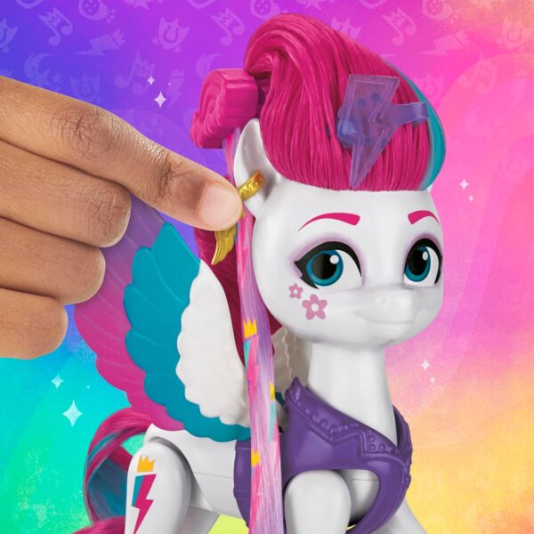 My Little Pony Zipp Storm de 13cm para peinar con 16 piezas - Imagen 8