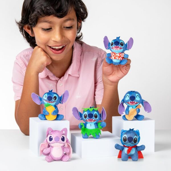 Paquete de 6 figuras mini Stitch de felpa - Imagen 5