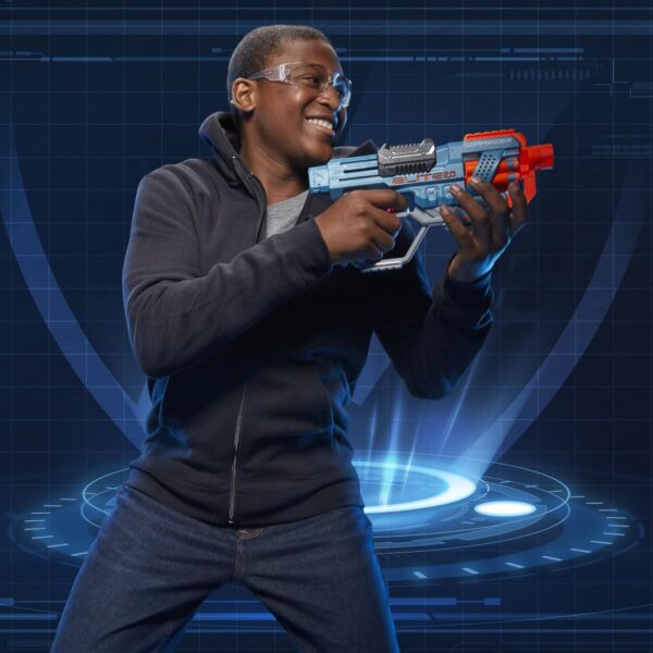 Pistola Nerf Elite 2.0 Commander RD-6 con 12 dardos - Imagen 2