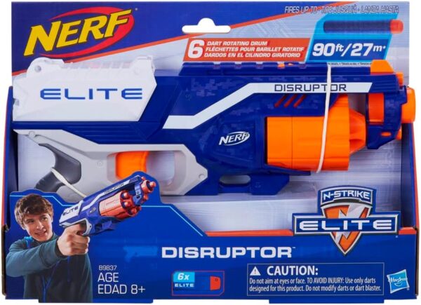 Pistola Nerf Elite N Strike Disruptor con 6 dardos - Imagen 4