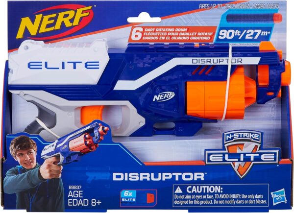 Pistola Nerf Elite N Strike Disruptor con 6 dardos - Imagen 7