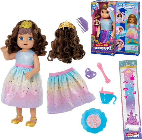 Princesa Ellie Castaña crece 9cm   Sonidos, accesorios y movimientos - Imagen 10