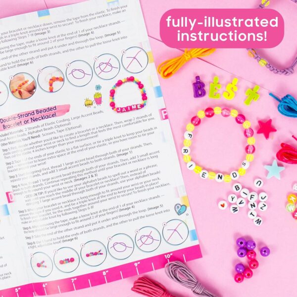 Set de hacer pulseras personalizadas x1.100 cuentas - Imagen 6