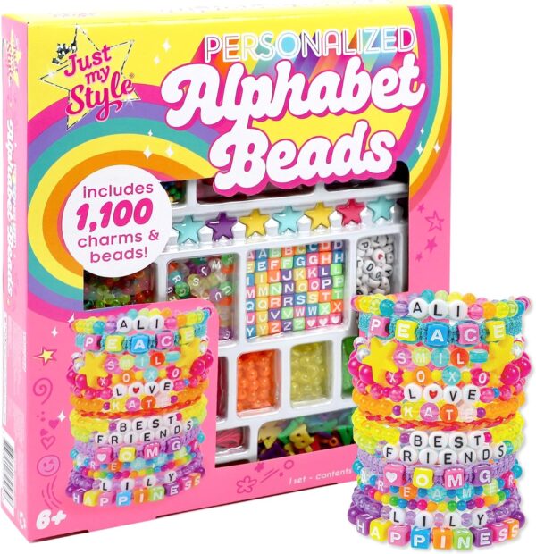Set de hacer pulseras personalizadas x1.100 cuentas - Imagen 9